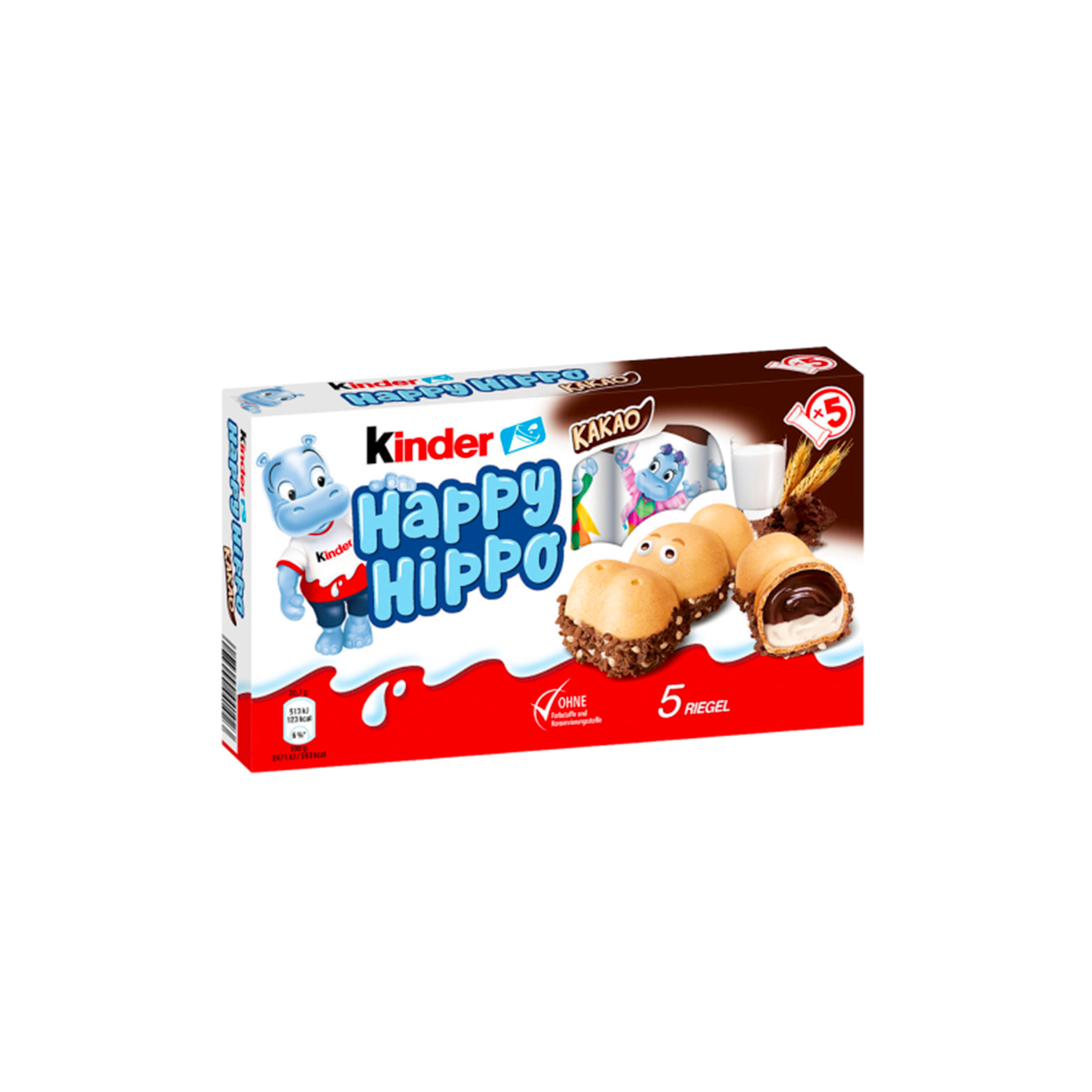 Kinder Happy Hippo Cacao 103,50g - Ferrero – Snack Global