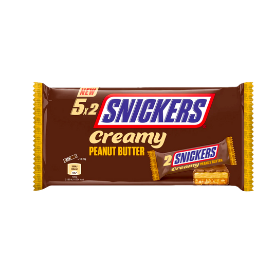 Snickers Creamy Peanut Butter x5 182.5g