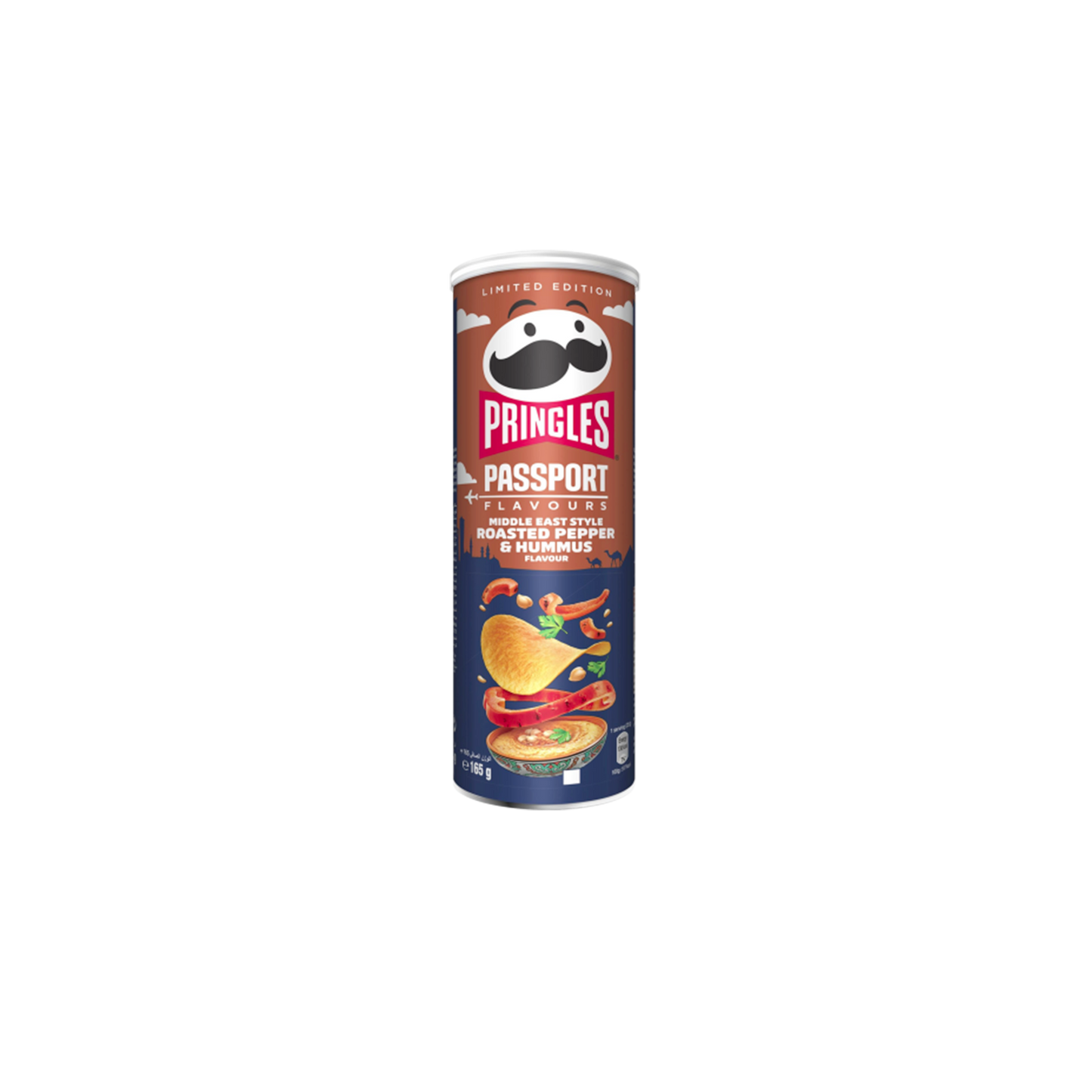 Pringles Passport Middle East Style Roasted Pepper & Hummus 185g